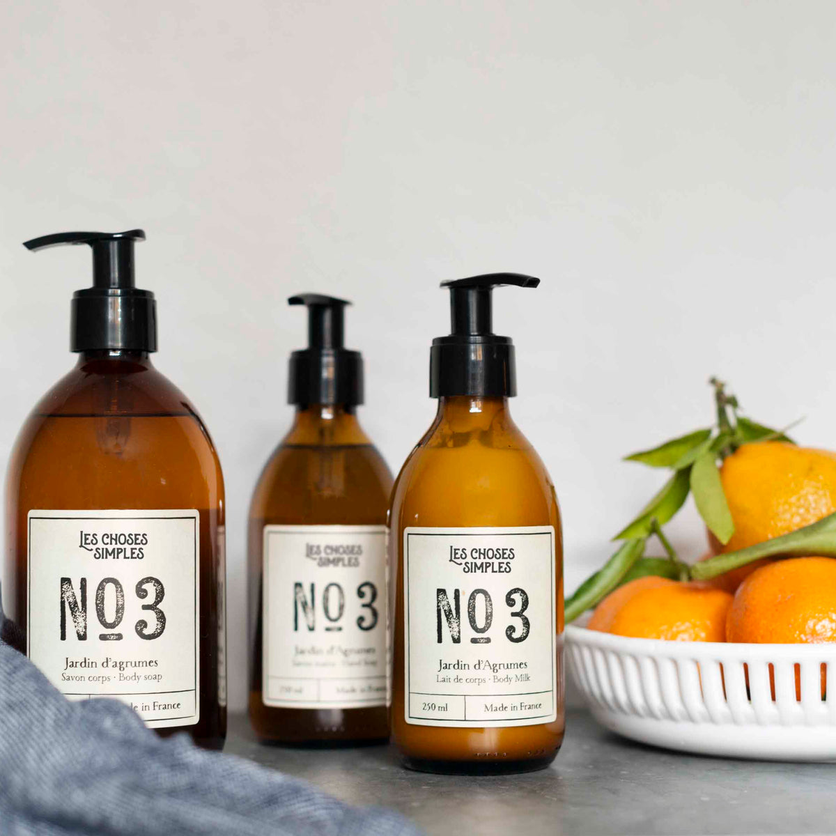 Les Choses Simples - Hand &amp; Body moisturing milk - &quot;Jardin d&#39;Agrumes&quot; Citrus Garden scent