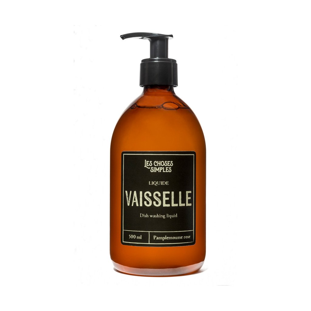 Les Choses Simples - Dishwashing liquid soap in glass bottle - Grapefruit scent