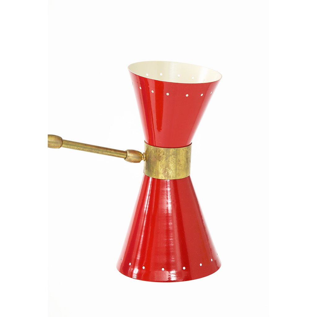 Stilnovo Diabolo Three Arms Brass Floor Lamp