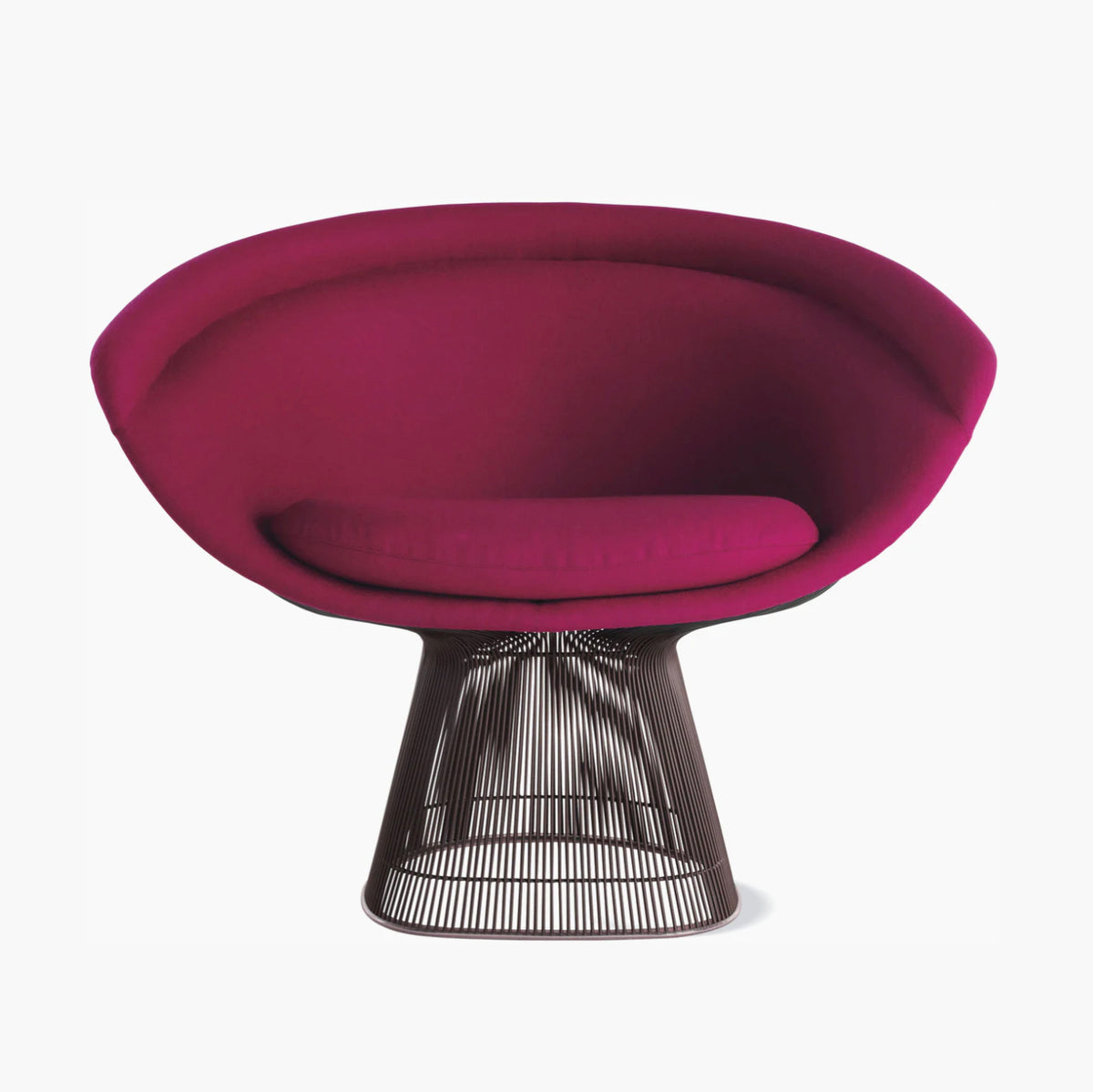 Vintage pair of Platner Lounge Chairs designed by Warren Platner for Knoll Inc.