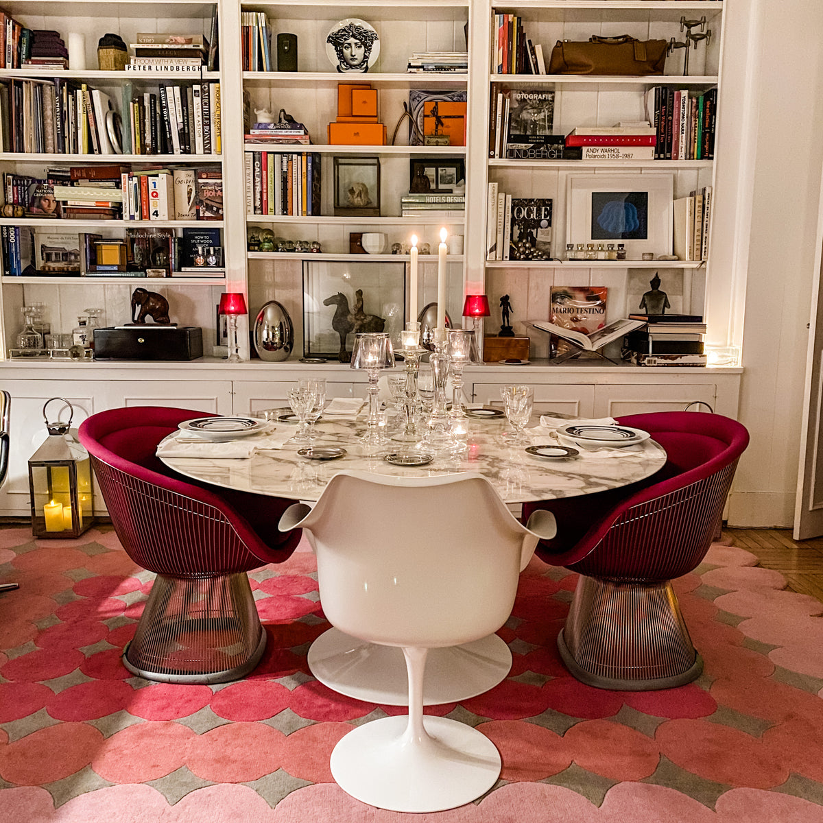 Vintage pair of Platner Lounge Chairs designed by Warren Platner for Knoll Inc.