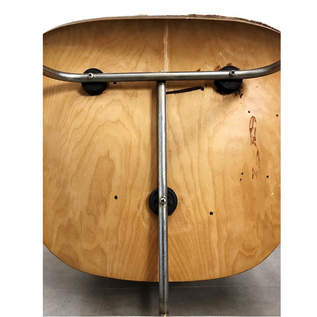 Eames LCM pair of Lounge Chair Metal from Hermann Miller