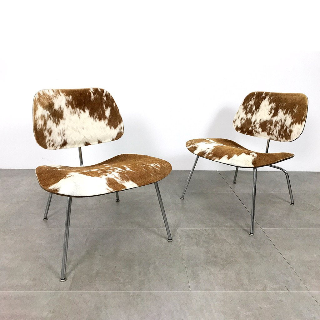 Eames LCM pair of Lounge Chair Metal from Hermann Miller
