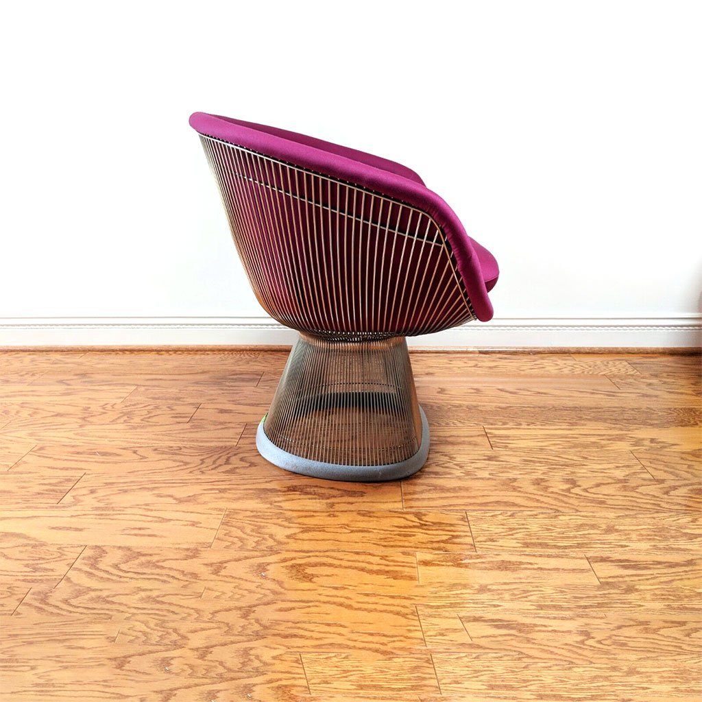 Vintage pair of Platner Lounge Chairs designed by Warren Platner for Knoll Inc.